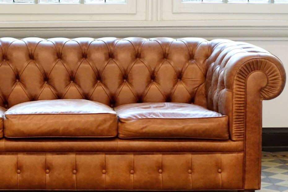 Hidratação de sofá de couro